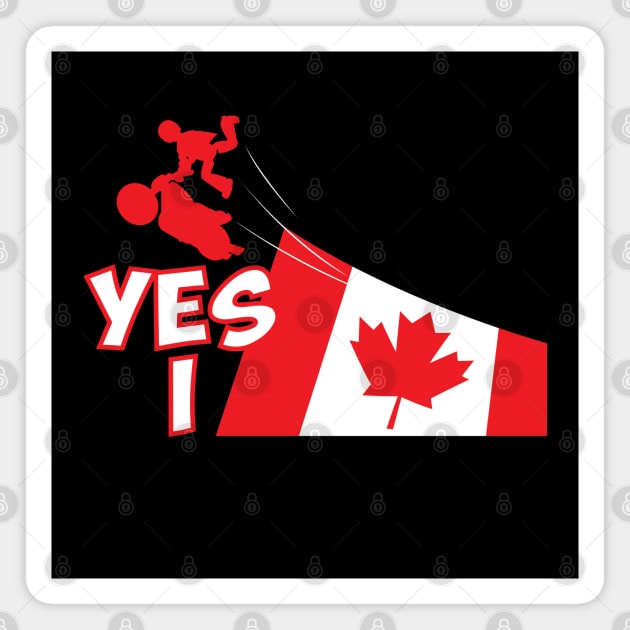 Yes I Canada Magnet by VirGigiBurns